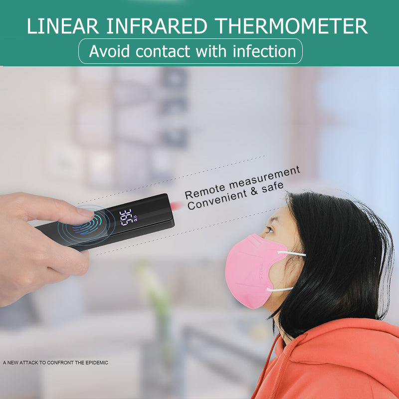 Full screen infrared thermometer