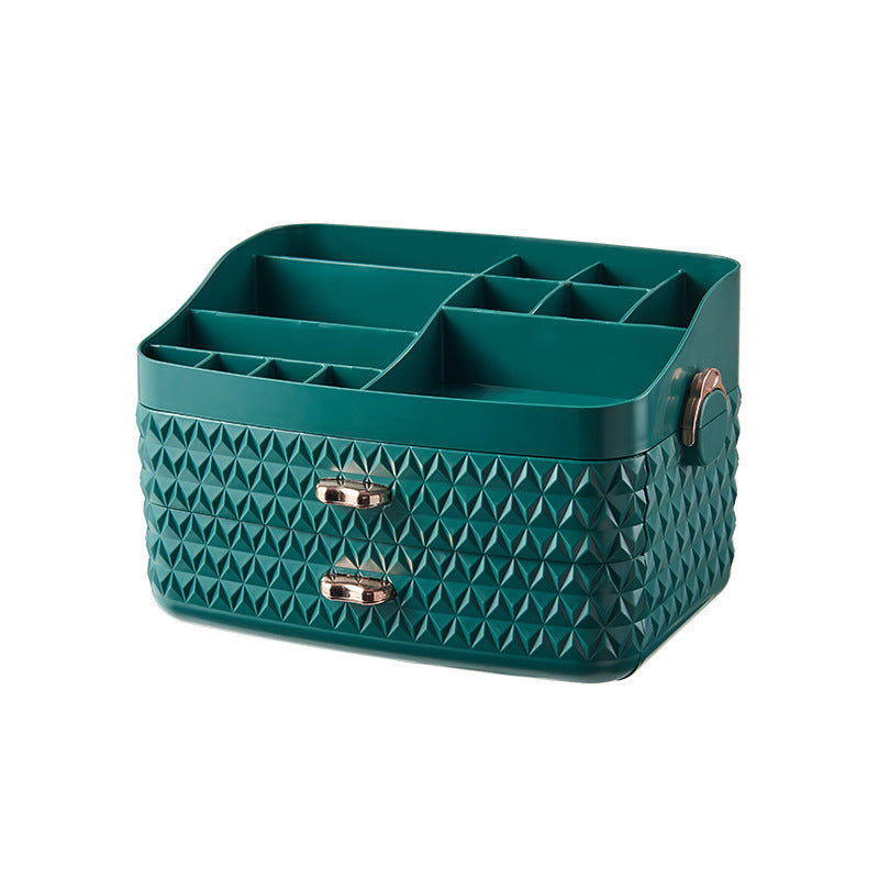 Desktop dustproof cosmetics storage box