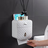 Wall-mounted tissue box