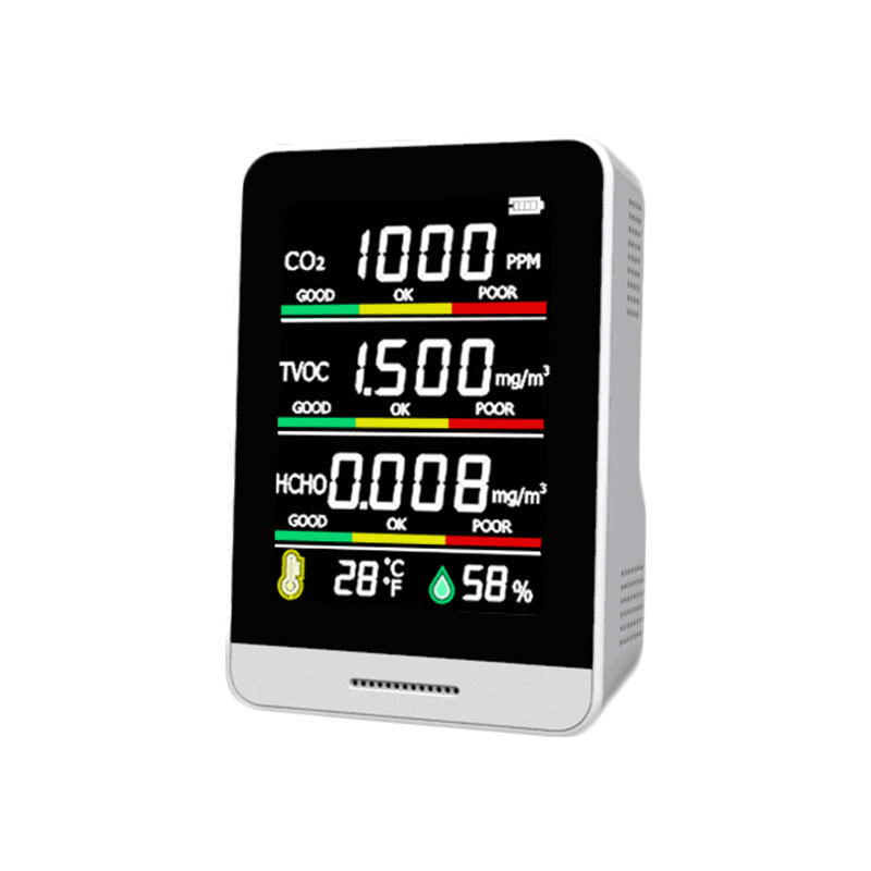 Portable Air Quality Detector Temperature Hygrometer