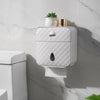 Wall-mounted tissue box