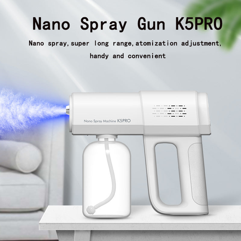 Electric Sanitizer Sprayer  Blue Light