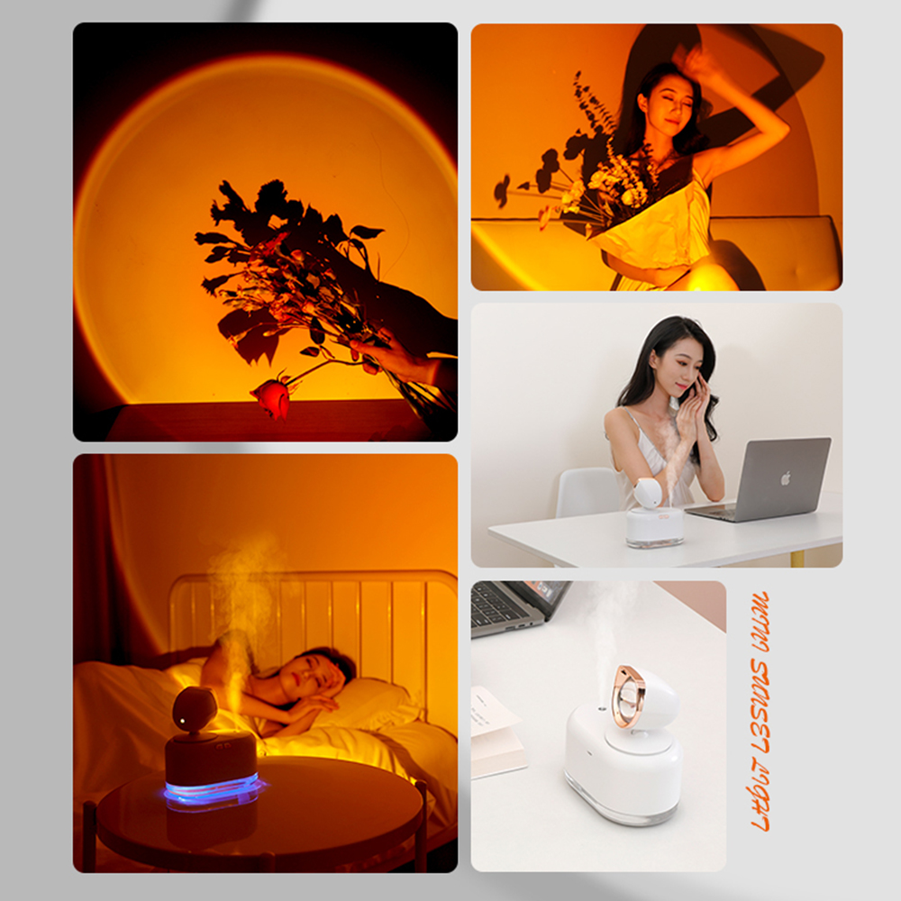 2In1 Sunset Lamp Air Humidifier