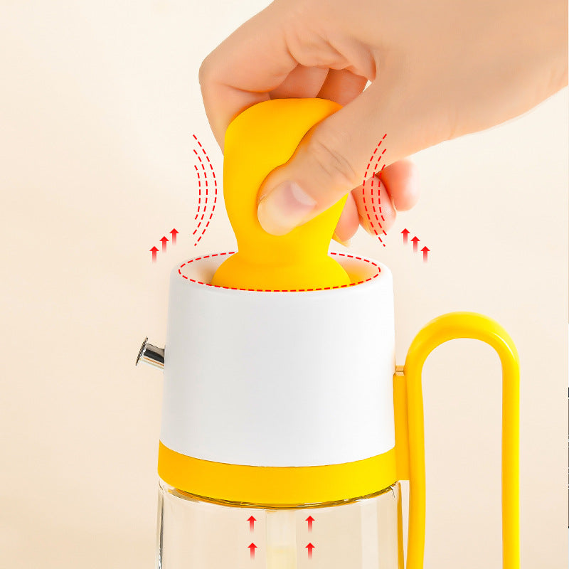 2In1 Oil Dispenser With Silicon Brush