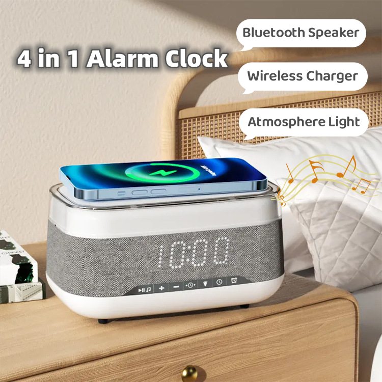 3in1 Lamp ,Bluetooth Speaker with Wireless Charger