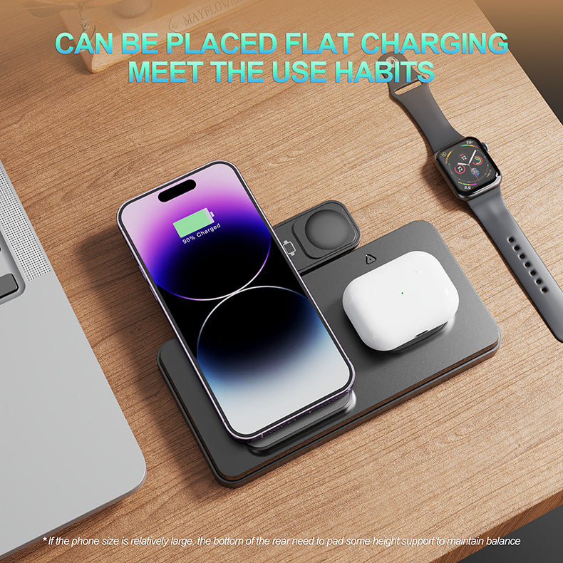 3in1 Wireless Charger Folding Bracket