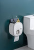 Wall-mounted Punch-free Toilet Paper Box