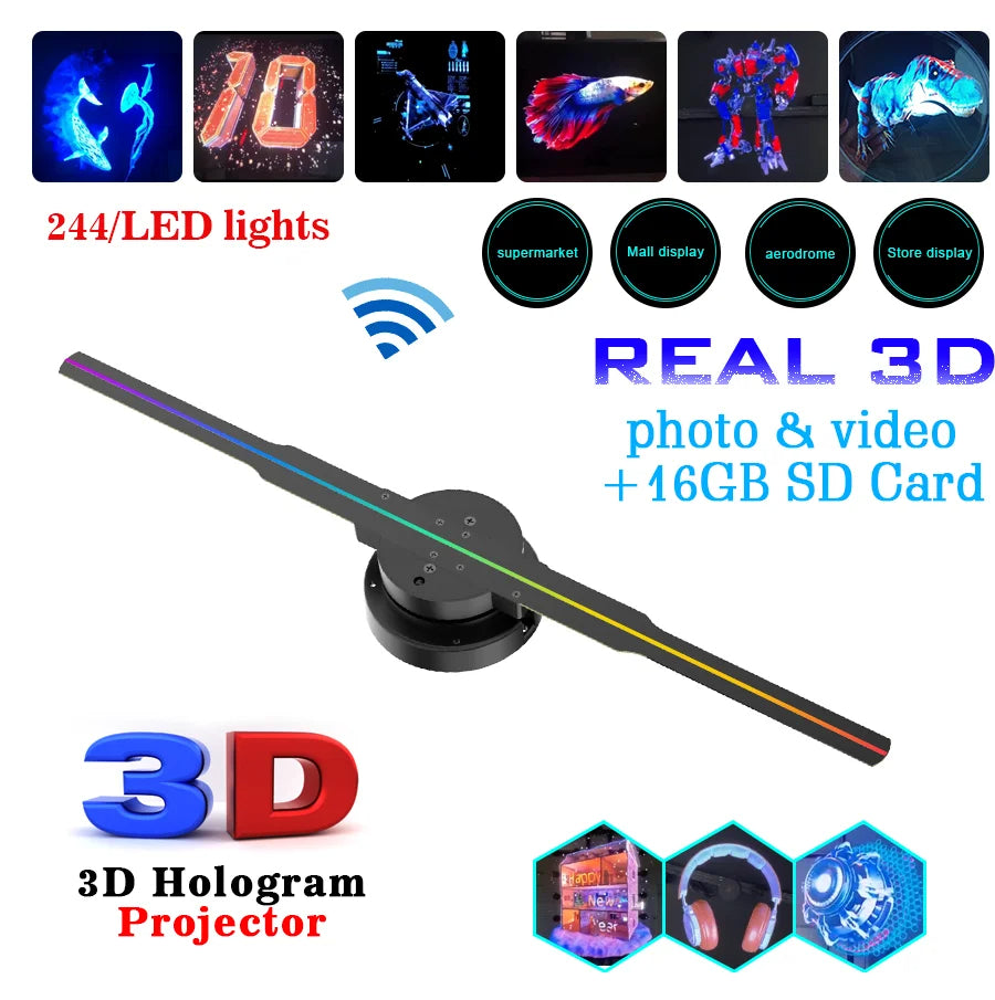 3D Holographic Light