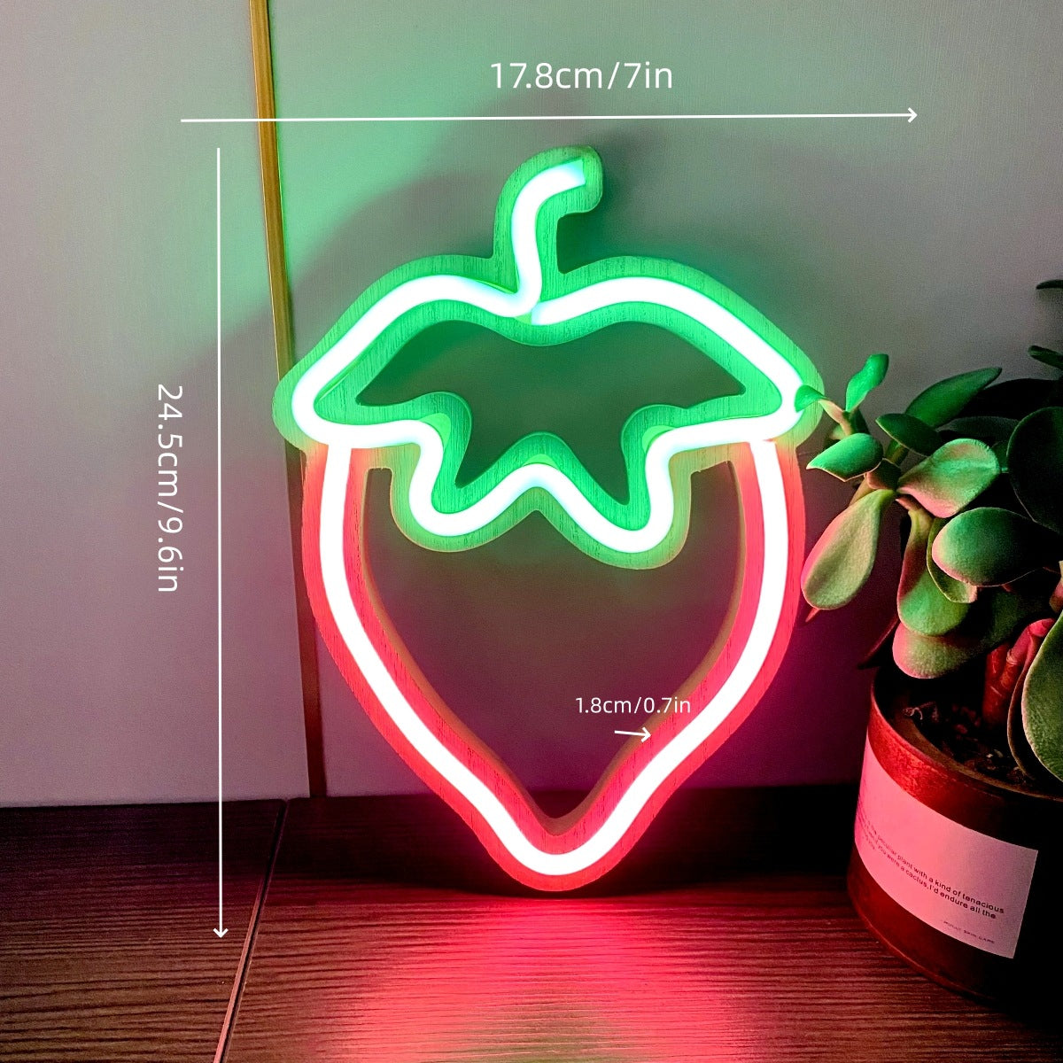 Strawberry Neon Lamp