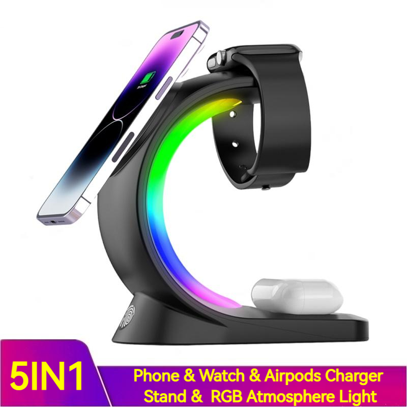 4In1 Magnetic Wireless Charger