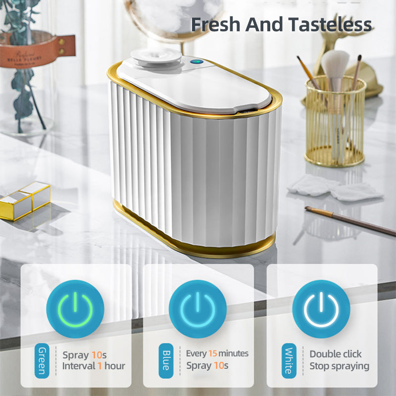 Smart aromatherapy trash can