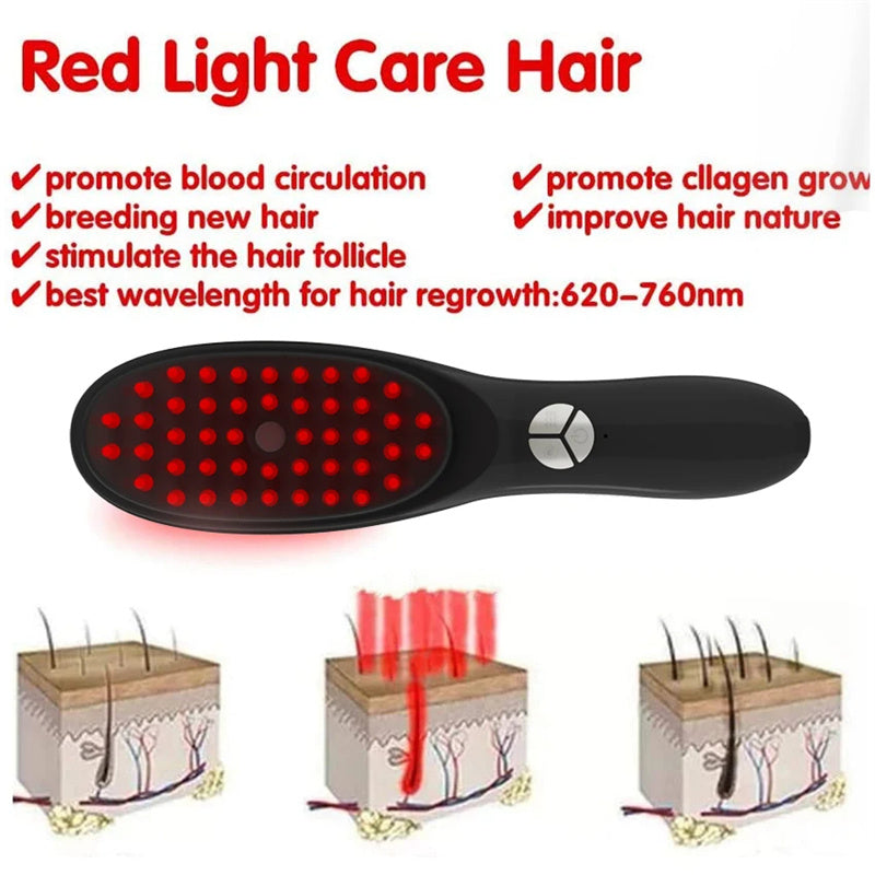 Phototherapy Hair Regrowth Brush